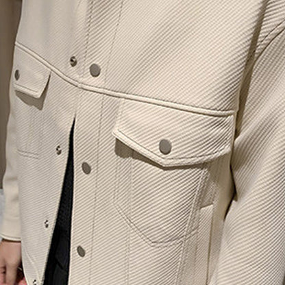 Mens Outlet House - Arvin | Textured Cropped Jacket Men