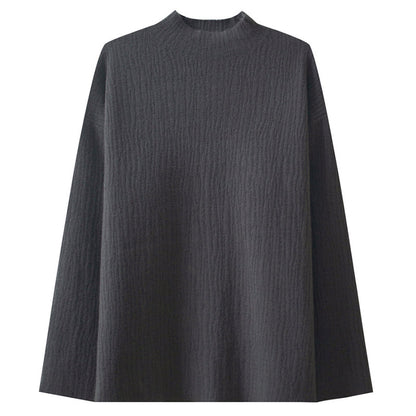 Vamon  Gerippter hochgeschlossener Rollkragenpullover