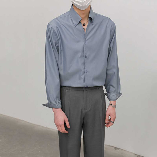 Mens Outlet House - Loven | Button-Down Long-Sleeved Shirt Men