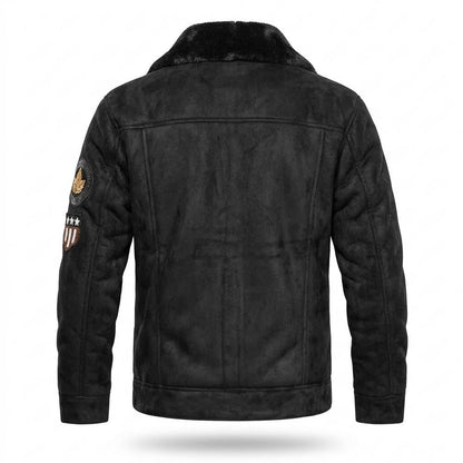 Mens Outlet House - Vesin | Fleece-Lined Suede-Effect Jacket Men