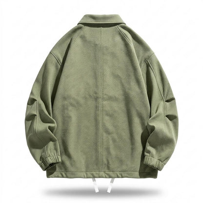 Mens Outlet House - Nesan | Textured Button-Up Jacket Unisex