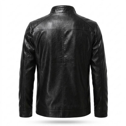 Mens Outlet House - Covar | Zip-Up Quilted Leather Jacket Men