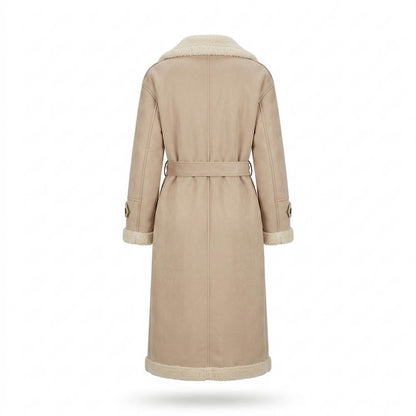 Mens Outlet House - Rizan | Shearling-Lined Double-Breasted Coat Women