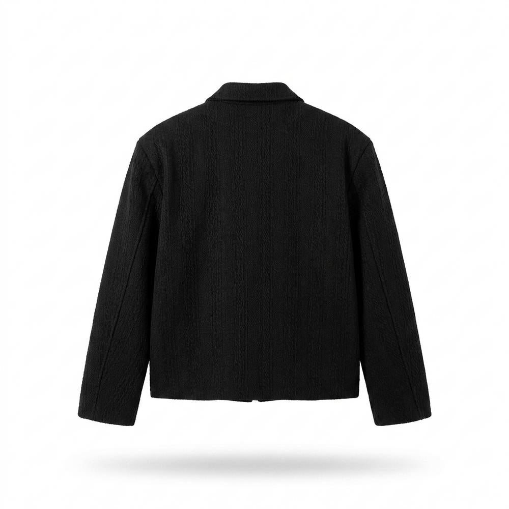 Mens Outlet House - Semor | Textured Embroidered Jacket Unisex