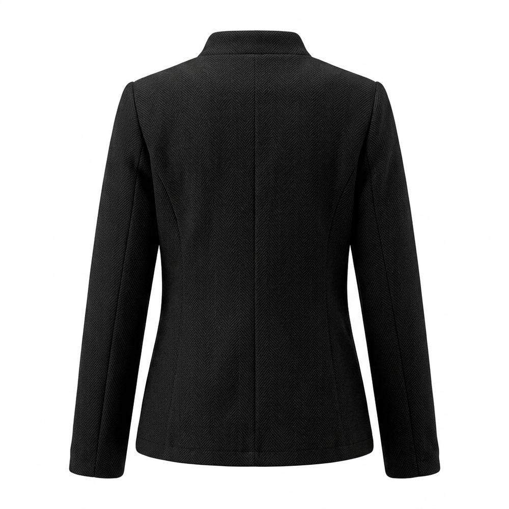 Mens Outlet House - Lovan | Herringbone Stand-Collar Jacket Women