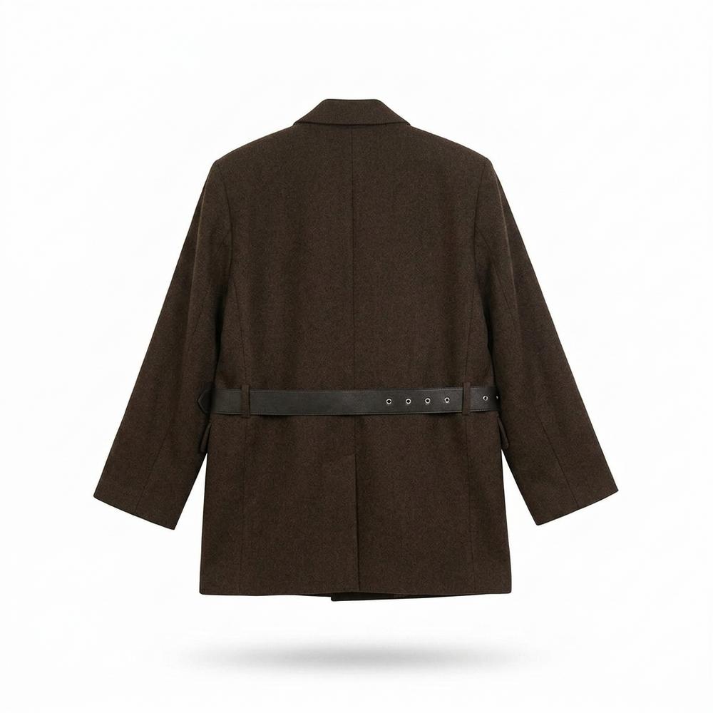 Mens Outlet House - Rigek | Belted Relaxed-Fit Blazer Women