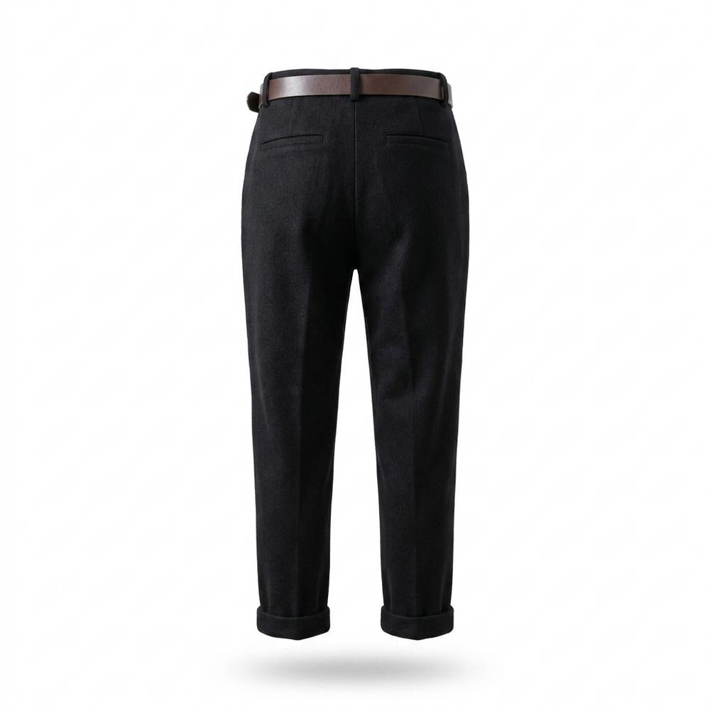 Mens Outlet House - Cahal | Pleated High-Waisted Pants Women
