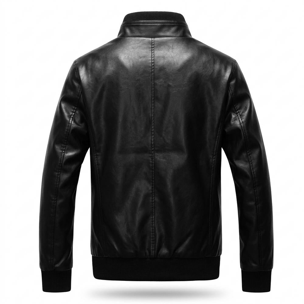 Mens Outlet House - Tamon | Lined Fitted Leather Jacket Men