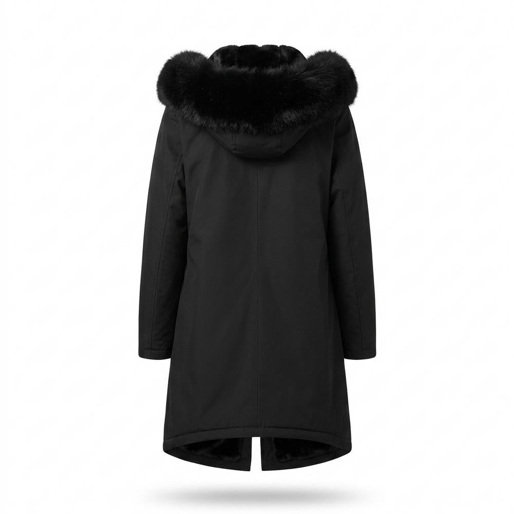 Mens Outlet House - Yolom | Plush-Lined Hooded Coat Women