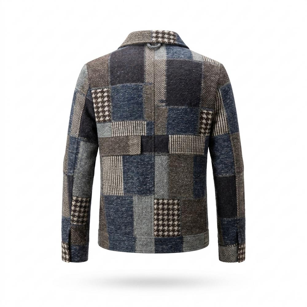 Mens Outlet House - Vator | Patchwork Collared Jacket Men