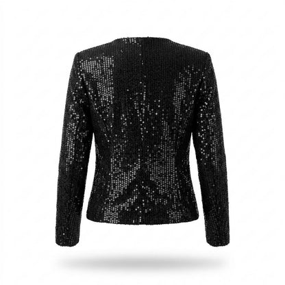 Mens Outlet House - Vutod | Sequin Open-Front Blazer Women