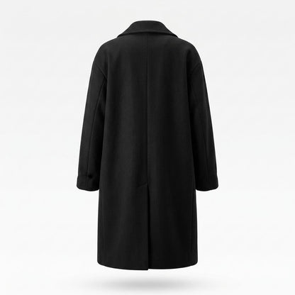 Mens Outlet House - Vubad | Longline Notched Lapel Coat Women