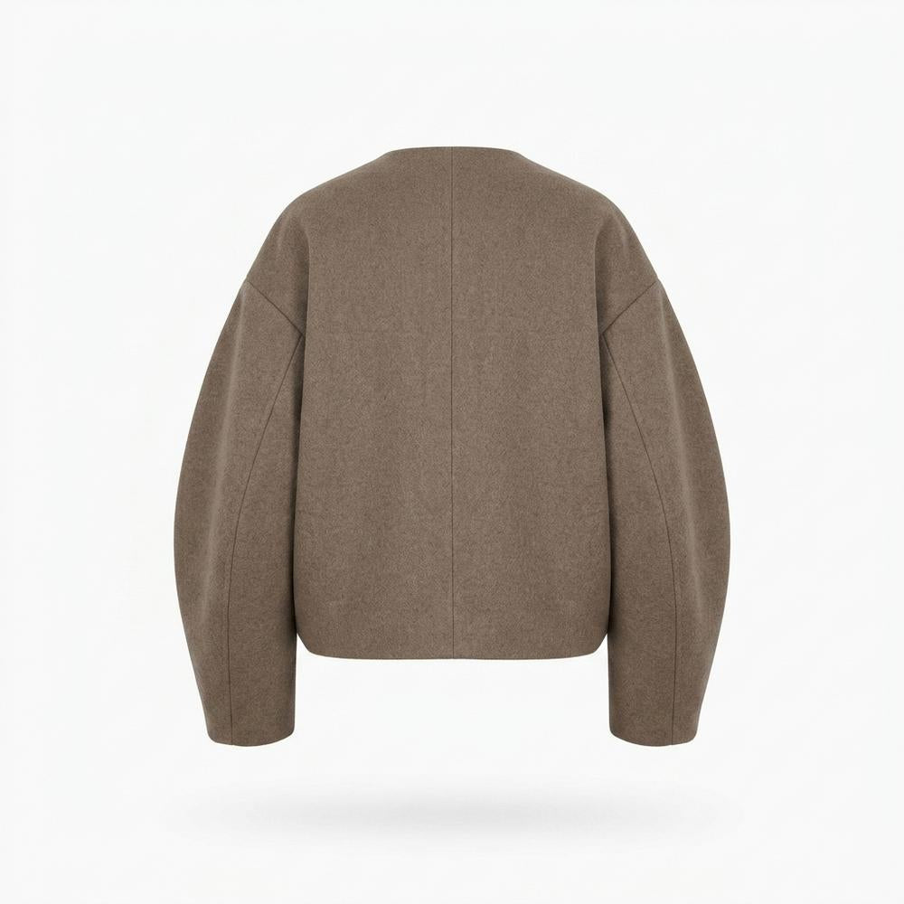 Mens Outlet House - Yohal | Collarless Cropped Jacket Women