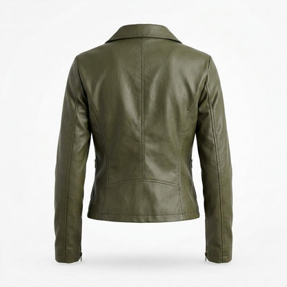 Mens Outlet House - Cosil | Fitted Faux-Leather Jacket Women