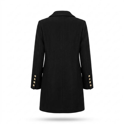 Mens Outlet House - Demok | Double-Breasted Slim Fit Coat Women