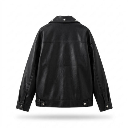 Mens Outlet House - Elvin | Asymmetrical Belted Leather Jacket Women