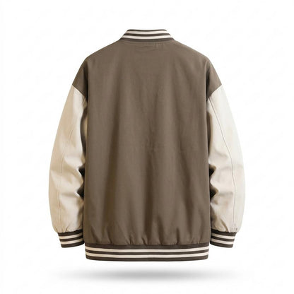 Mens Outlet House - Sanor | Two-Tone Snap-Button Jacket Unisex