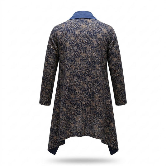 Mens Outlet House - Lydar | Asymmetrical Patterned Cardigan Women