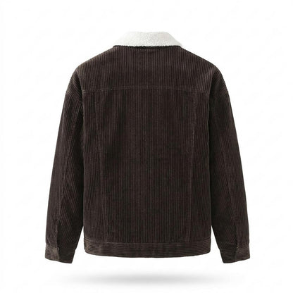 Mens Outlet House - River | Corduroy Sherpa-Lined Jacket Unisex