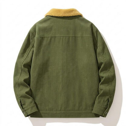 Mens Outlet House - Lesil | Corduroy Sherpa-Lined Jacket Men