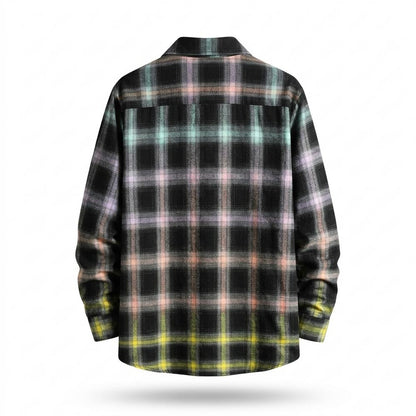 Mens Outlet House - Elsel | Plaid Long-Sleeved Shirt Men