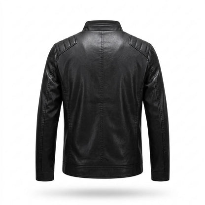 Mens Outlet House - Neral | Zip-Up Quilted Leather Jacket Men