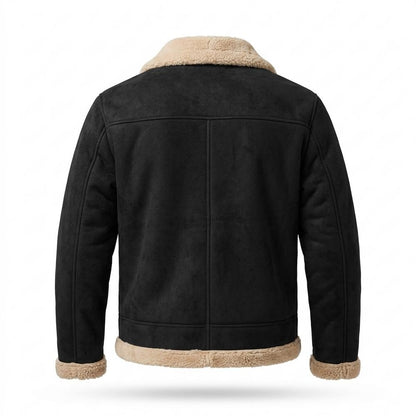Mens Outlet House - Lahal | Fleece-Lined Lapel-Collar Jacket Men