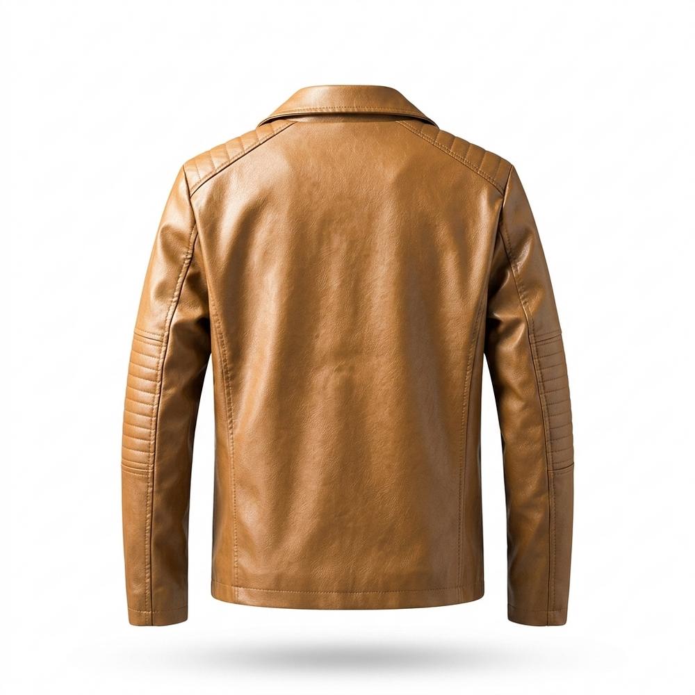 Mens Outlet House - Mazan | Asymmetrical Quilted Leather Jacket Men