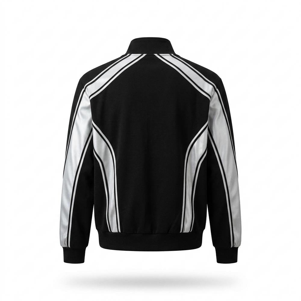 Mens Outlet House - Salom | Zip-Up Paneled Suit Men
