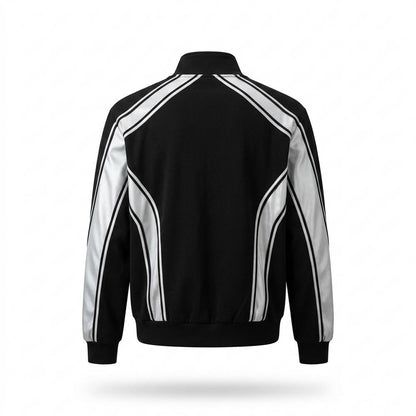 Mens Outlet House - Salom | Zip-Up Paneled Suit Men