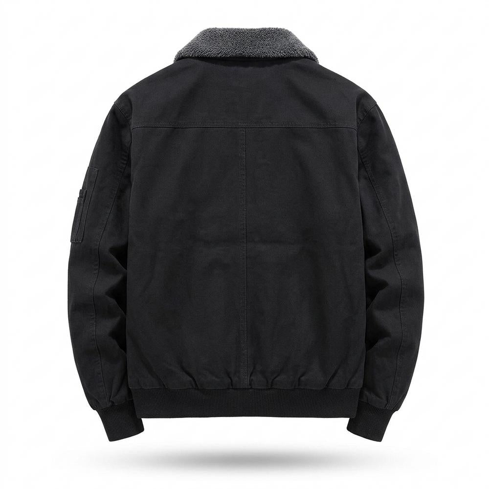 Mens Outlet House - Vasan | Fleece-Lined Shearling-Collar Jacket Men