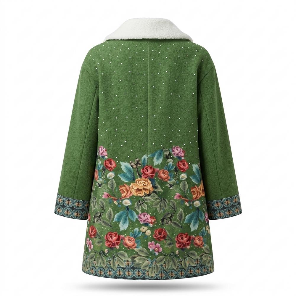 Mens Outlet House - Rolin | Floral Print Open-Front Coat Women