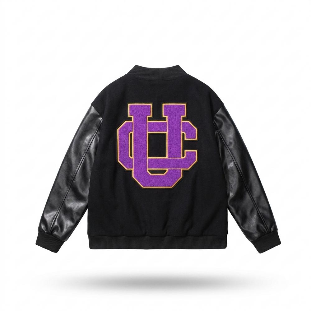 Mens Outlet House - Tasol | Embroidered Contrast-Sleeve Jacket Unisex
