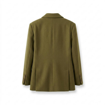 Mens Outlet House - Sukil | Single-Breasted Wool-Look Blazer Women