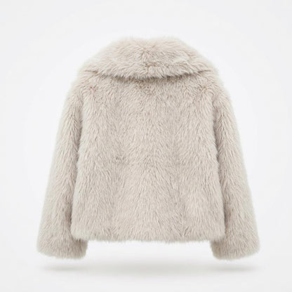 Mens Outlet House - Loral | Faux Fur Cropped Jacket Women