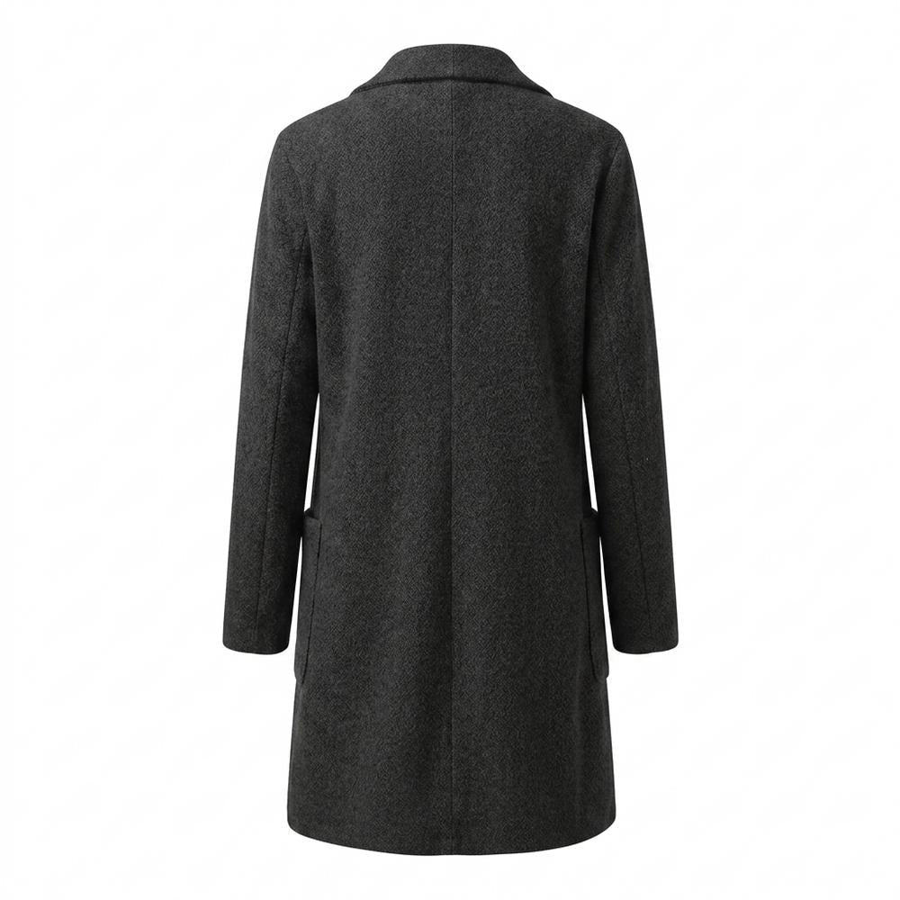 Mens Outlet House - Dolet | Textured Buttoned Coat Women