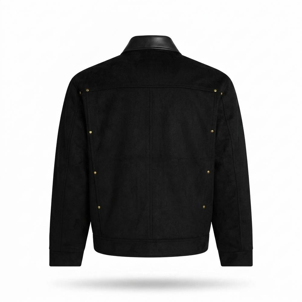 Mens Outlet House - Visil | Clasp-Closure Studded Jacket Men