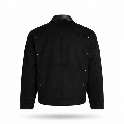 Mens Outlet House - Visil | Clasp-Closure Studded Jacket Men
