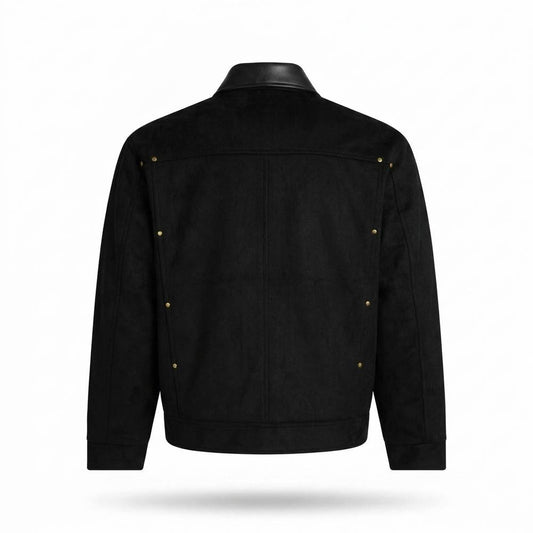 Mens Outlet House - Visil | Clasp-Closure Studded Jacket Men
