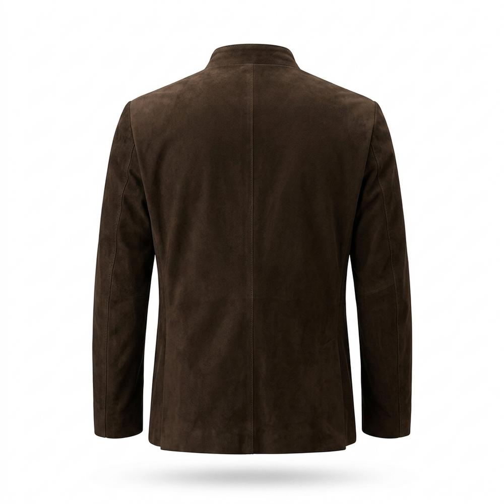 Mens Outlet House - Lyvin | Suede-Effect Stand-Collar Jacket Men