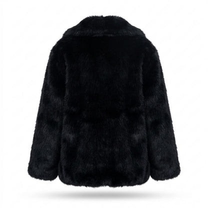 Mens Outlet House - Muvom | Faux Fur Plush Coat Women