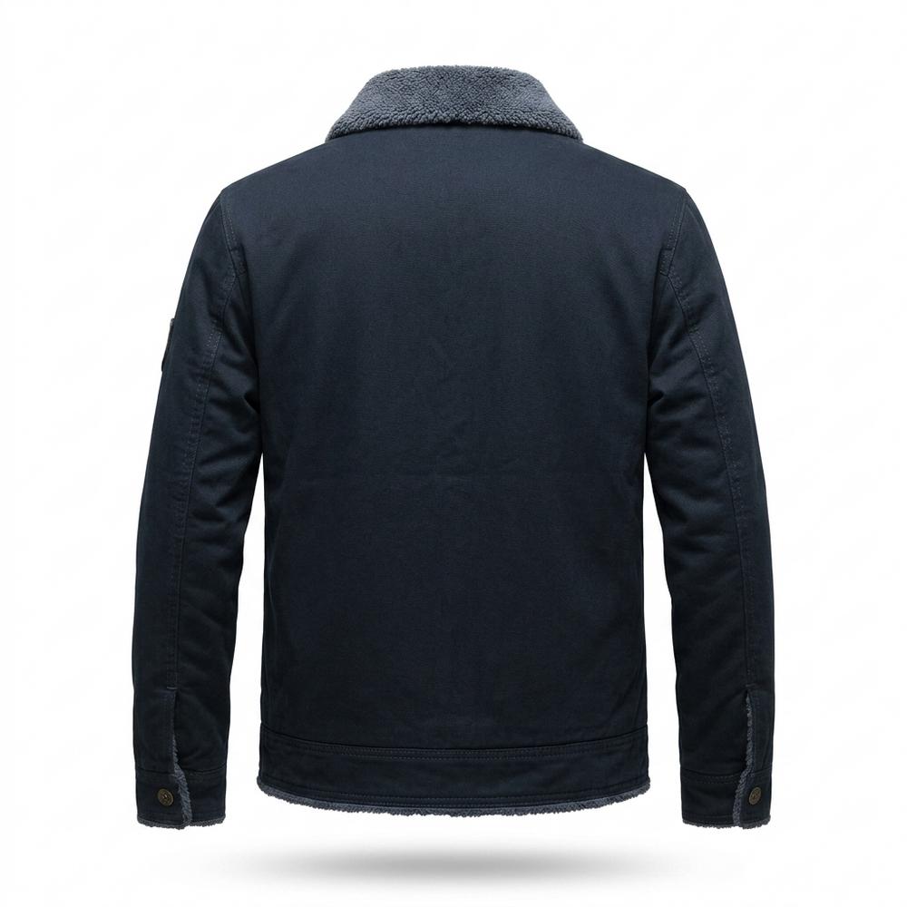 Mens Outlet House - Lalom | Sherpa-Lined Button-Front Jacket Men
