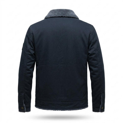 Mens Outlet House - Lalom | Sherpa-Lined Button-Front Jacket Men