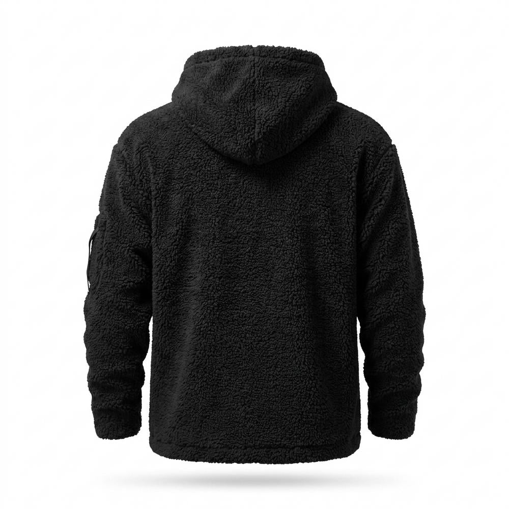 Mens Outlet House - Sukot | Teddy Fleece Zip-Up Jacket Men