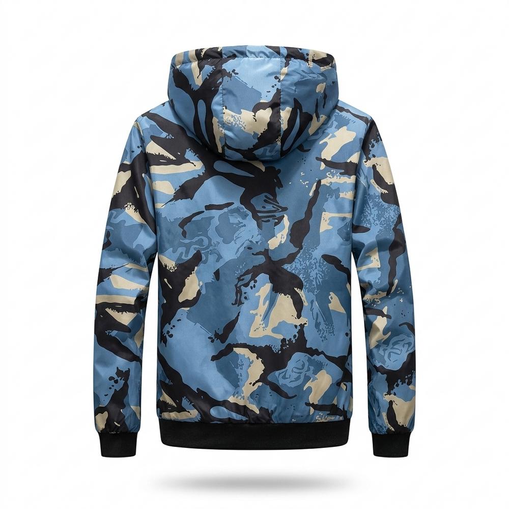 Mens Outlet House - Vanav | Hooded Camouflage Jacket Men