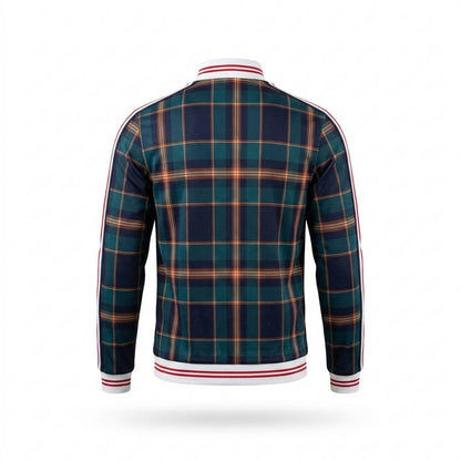 Mens Outlet House - Zaver | Plaid Zip-Up Jacket Unisex