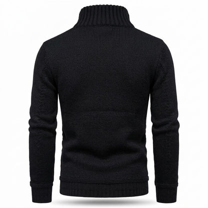 Mens Outlet House - Malin | Button-Up Stand-Collar Knit Cardigan Men