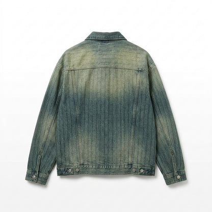 Mens Outlet House - Arnal | Washed Button-Up Denim Jacket Unisex