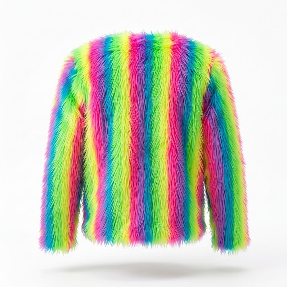 Mens Outlet House - Yomin | Long-Haired Striped Jacket Unisex