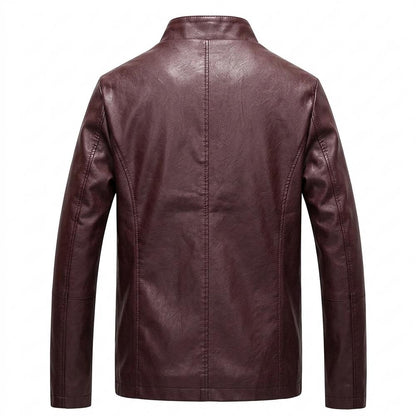 Mens Outlet House - Nitor | Lined Tailored Leather Jacket Men